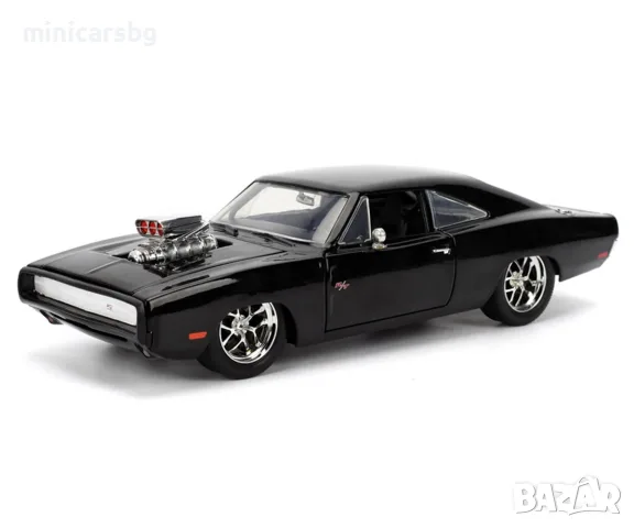 Метални колички: Dodge Charger R/T 1970 – Fast & Furious, Jada Toys, 1:24