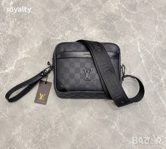 Нова Мъжка Кожена Чанта Различни Цветове и Марки Hugo Boss Louis Vuitton , снимка 3 - Чанти - 55786386