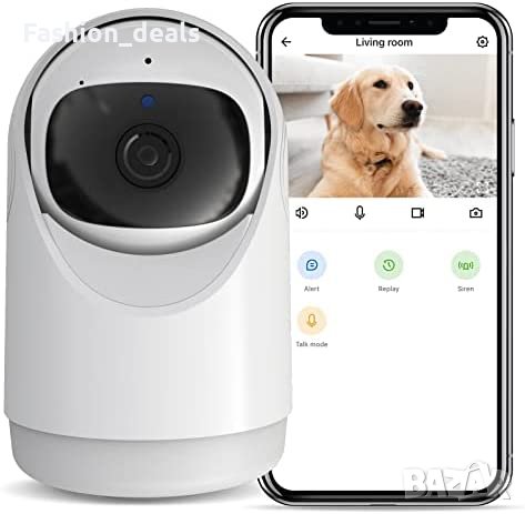 Нова охранителна камера за домашно видеонаблюдение Двуканално аудио, снимка 1 - Комплекти за видеонаблюдение - 40633843