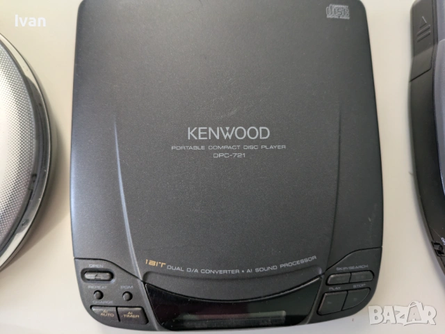 6 броя дискмени Discman Sony Panasonic Kenwood Casio Murphy, снимка 5 - Ресийвъри, усилватели, смесителни пултове - 53843689