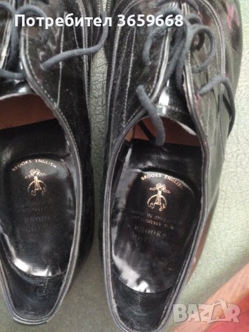 Мъжки официални обувки,размер 44, естетвен лак, снимка 3 - Официални обувки - 41836749
