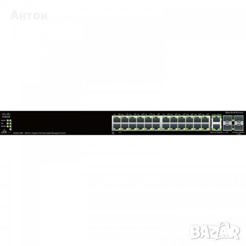 Cisco SG 500-28P 28-port Gigabit POE+ Stackable Managed Switch, снимка 1 - Суичове - 34255465