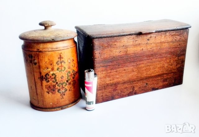 Стари дървени кухненски кутии -Царство България.
