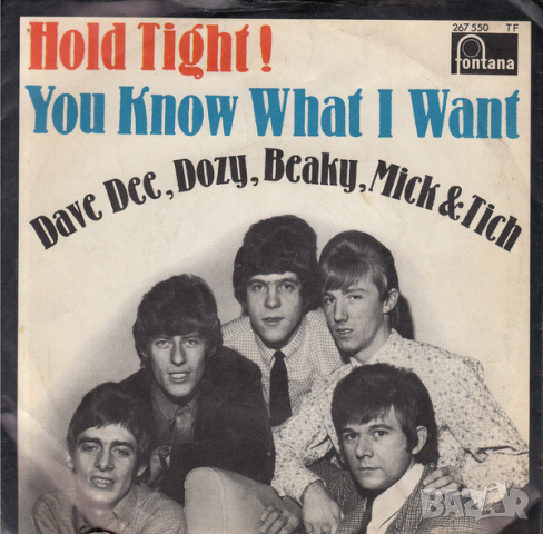 Грамофонни плочи Dave Dee, Dozy, Beaky, Mick & Tich – Hold Tight! / You Know What I Want 7" сингъл, снимка 1 - Грамофонни плочи - 44828400