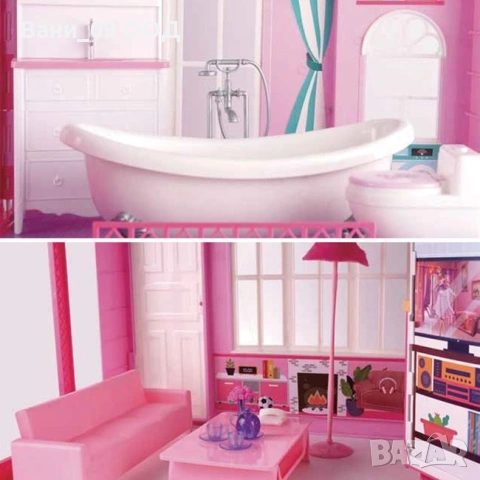 Голяма къща за Барби с асансьор, снимка 6 - Кукли - 53277505