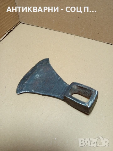 Соц Стара Ръчно Кована Мотичка Номер 1. Тегло 0.650кг., снимка 4 - Антикварни и старинни предмети - 50704622