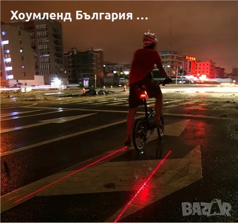 Лазер за колело със 7 режима тип стоп, снимка 5 - Аксесоари за велосипеди - 50496260