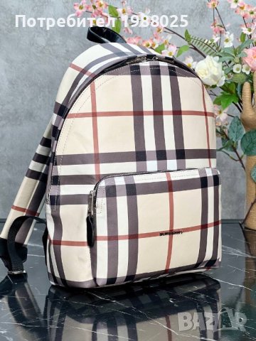Дамска раница Burberry, снимка 12 - Чанти - 39301672