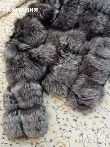 Палто от сребърна лисица , снимка 9 - Палта, манта - 49942176