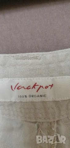 Качествен дамски панталон лен,ХЛ, снимка 3 - Панталони - 42198774