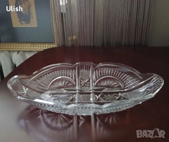 Кристална купа бонбониера Гондола, снимка 2 - Аксесоари за кухня - 49047830