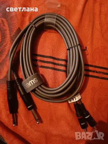 професионален аудио кабел марка SWEEX - 3 м, снимка 3 - Други - 49268097