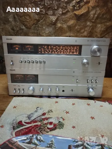 Philips 594 INTEGRATED AMPLIFIER плюс Tuner 694, снимка 2 - Ресийвъри, усилватели, смесителни пултове - 48530482