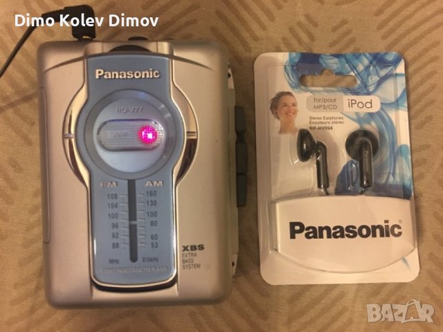 Panasonic RQ V77 Като Нов! Уокмен Walkman + Подарък, снимка 1 - Радиокасетофони, транзистори - 41727112