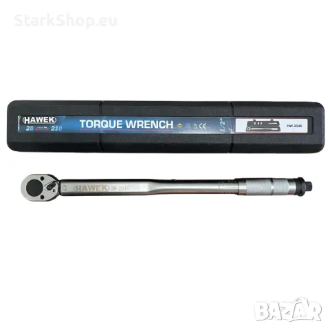 Динамометричен ключ с вложки и удължител 1/2 28 – 210 Nm  17 19 21мм, снимка 2 - Ключове - 50005407