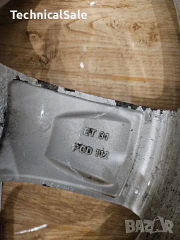 Джанти AUDI 18 " 8Jx18H2 ET31 5x112 + Гуми KUMHO WinterCraft WP52 245/40/R18 DOT:3124, снимка 12 - Гуми и джанти - 53576394