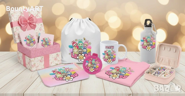 Подаръчен комплект Лабубу / Labubu, снимка 5 - Подаръци за рожден ден - 51289480