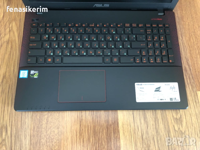 15.6' Full HD Core i7-6700HQ Asus Gaming K550VX 12GB DDR4/500GB HDD/Nvidia GTX 950M 4GB, снимка 8 - Лаптопи за игри - 53627162