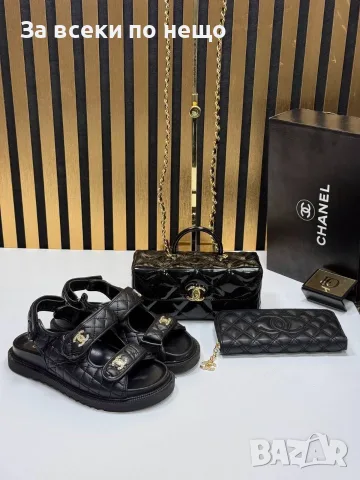 Chanel Дамска Черна Чанта Шанел - Различни Модели Код SEM-183, снимка 5 - Чанти - 55769921