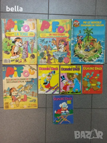 Стари комикси Доналд Дък и Пиф, снимка 1
