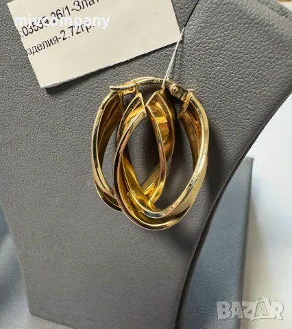 Златни Обеци 2.72гр 