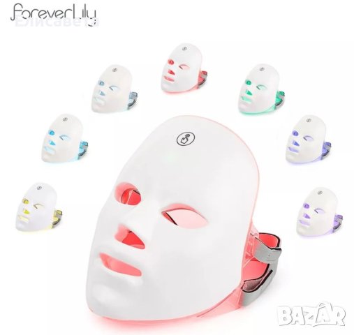 LED маска за лице , снимка 3 - Козметика за лице - 40397813