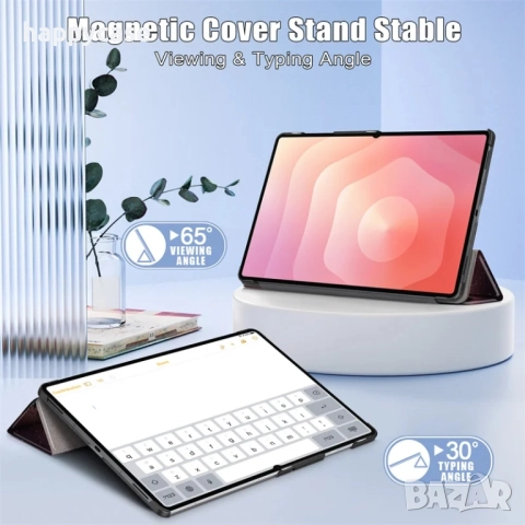 Samsung Galaxy Tab S11 Ultra 14.6" 2025 / Кожен калъф смарт кейс за таблет, снимка 3 - Таблети - 52010639