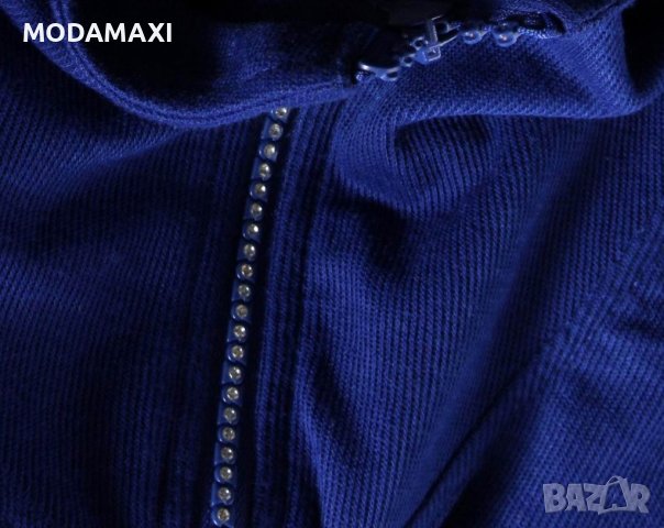 5XL  Нова  блуза Zhenzi с крсталчета, снимка 4 - Блузи с дълъг ръкав и пуловери - 39723357