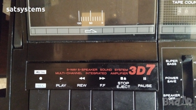 Радиокасетофон Hitachi TRK-7620E 3D Super Woofer, снимка 3 - Радиокасетофони, транзистори - 52943878