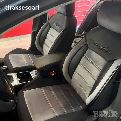 Комплект 4 седалки LUX Сива Тапицерия за седалки Comfortline CMF206, снимка 8 - Аксесоари и консумативи - 49959715