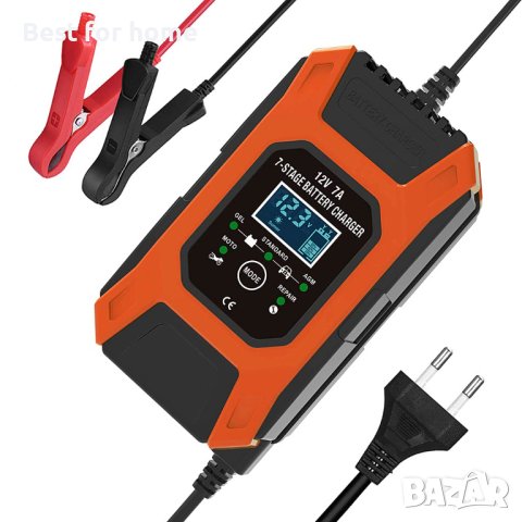 Импулсно смарт зарядно 12V 7Ah 7-степенно автоматично Verilux® 