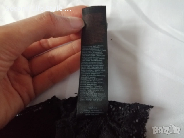 Pieces дамско дантелено бюстие р-р S, снимка 11 - Бельо - 53452190