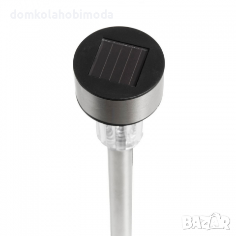 Соларна лампа с бяла светлина, 36x5.5 cm, Метал и пластмаса, снимка 3 - Соларни лампи - 36198612
