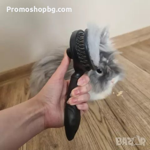 Последни 2 броя! Самопочистваща се четка за куче/котка Purlov, Черна, снимка 3 - За кучета - 40916815