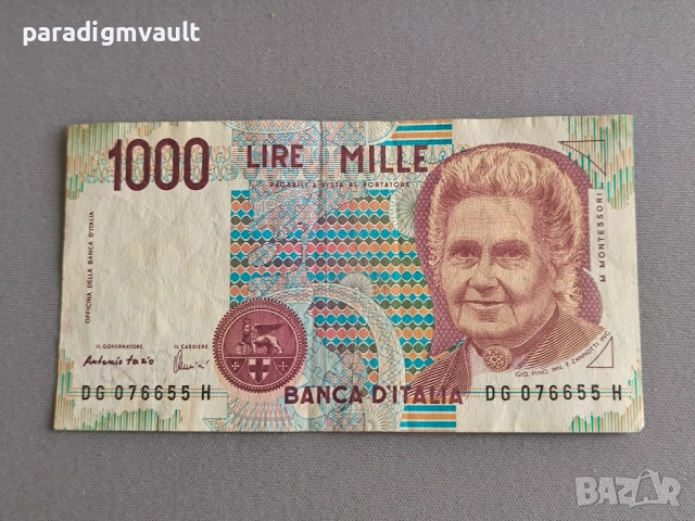Банкнота - Италия - 1000 лири | 1990г.