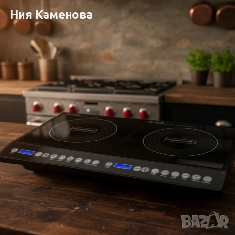 Двоен индукционен котлон Home Star HS-IND2002, снимка 2 - Котлони - 53013014