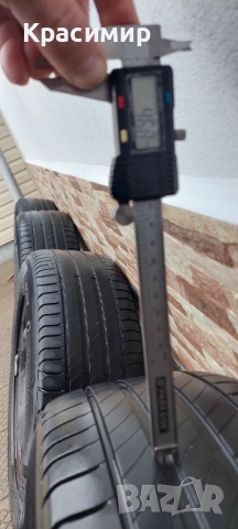 7j 16 ET 39 5×112  66.5 централен отвор  Джанти с гуми Michelin Primacy 4  205×60×16, снимка 9 - Гуми и джанти - 52366086