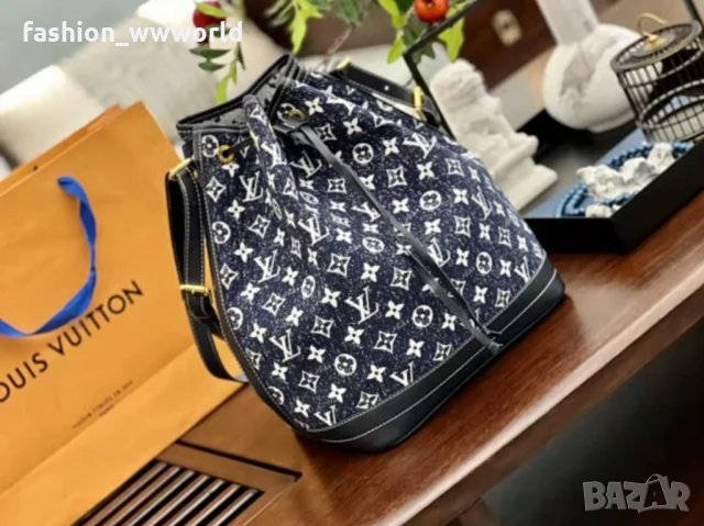 Дънкова дамска чанта LOUIS VUITTON - реплика, снимка 1 - Чанти - 35977222