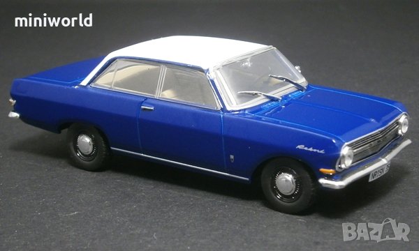 Opel Rekord A Coupe 1964 - мащаб 1:43 на IXO/Altaya моделът е нов в PVC дисплей-кейс, снимка 1 - Колекции - 41961635