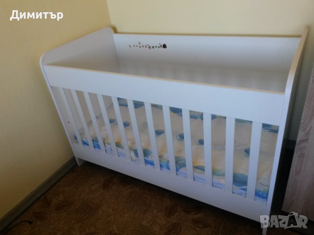 Кошара с матрак от дунапрен 120/60 на две нива, снимка 2 - Кошарки - 42527241