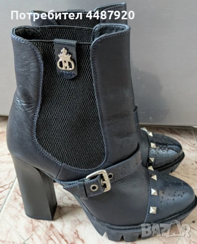 Елегантни дамски боти с висок ток Daris, снимка 8 - Дамски боти - 50587333