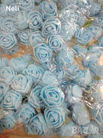 цветя от фоам, снимка 5 - Декорация за дома - 51161192