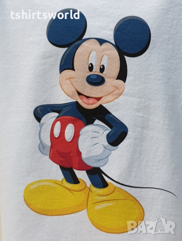 Нова детска тениска с дигитален печат Мики Маус, снимка 2 - Детски тениски и потници - 36350258