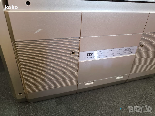 Ретро радио касетофон ITT, снимка 9 - Радиокасетофони, транзистори - 50711820