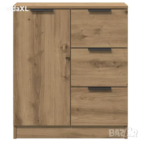 vidaXL Сайдборд, дъб артизан, 60x30x70 см, инженерно дърво, снимка 4 - Бюфети - 56148372