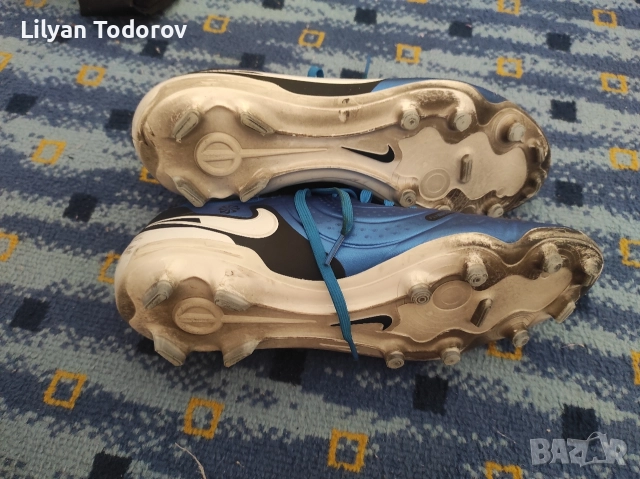 Футболни обувки Nike Tiempo Legend 10 Pro FG soar/white , снимка 3 - Футбол - 52621802