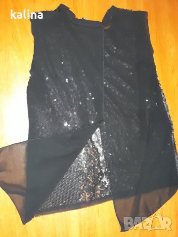 дамска официална черна блуза, нова, снимка 2 - Туники - 38878301