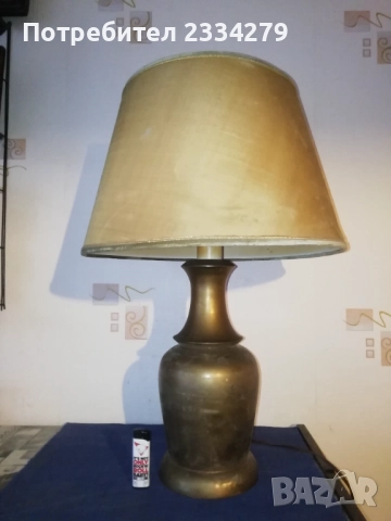 Ваза кана голяма изкована от мед. Настолна голяма бронзова лампа. , снимка 3 - Вази - 49428432