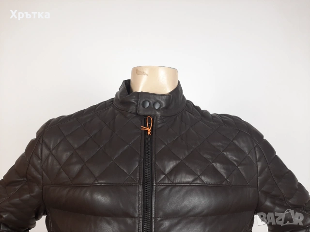 Hugo Boss John In - Оригинално мъжко кожено яке размер 52, 54, снимка 7 - Якета - 53298360
