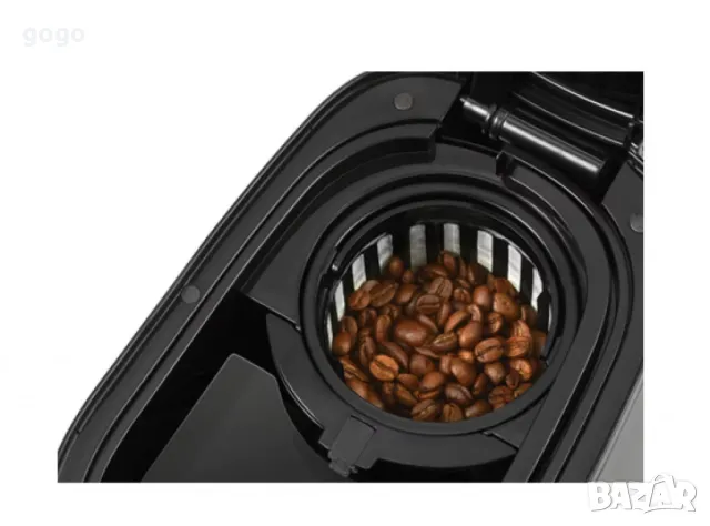 Компактна електрическа машина за приготвяне на кафе с устройство за смилане, снимка 3 - Кафемашини - 49338853